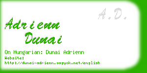 adrienn dunai business card